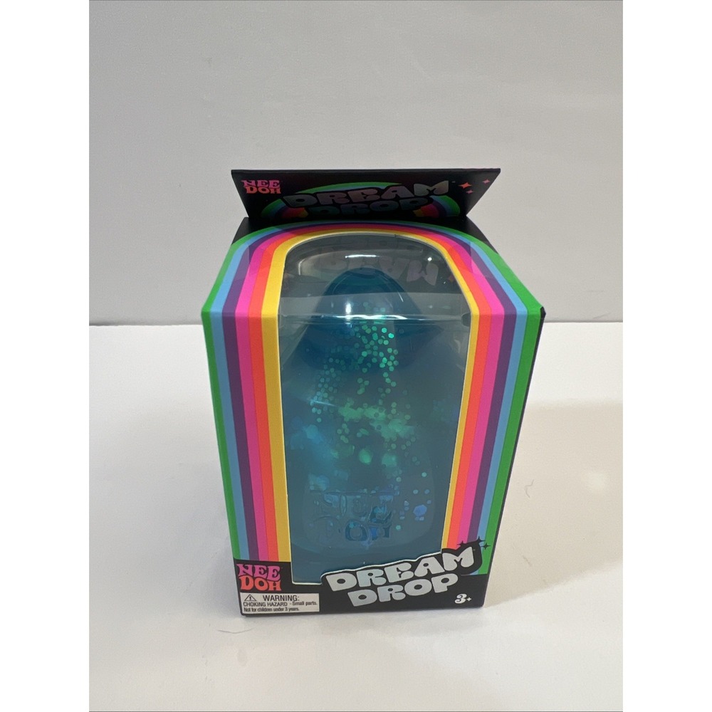 Nee Doh BLUE Schylling Needoh Dream Drop Fidget‎ Squeeze Toy Authentic